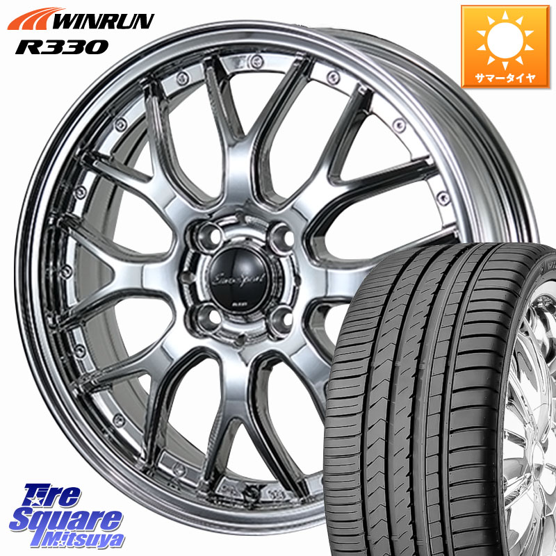 BLEST EuroSport Type815 軽自動車専用 ホイール 16インチ 16 X 5.0J +45 4穴 100 WINRUN R330 サマータイヤ 165/50R16 N-BOX タント