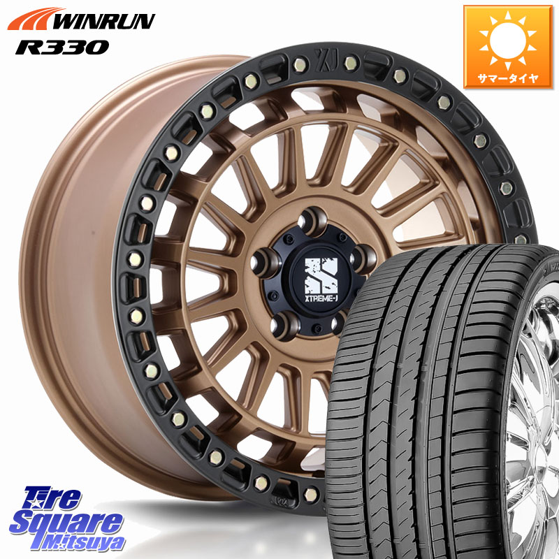 MLJ XJ08 XTREME-J ホイール 18インチ 18 X 8.0J +40 5穴 114.3 WINRUN R330 サマータイヤ 215/55R18