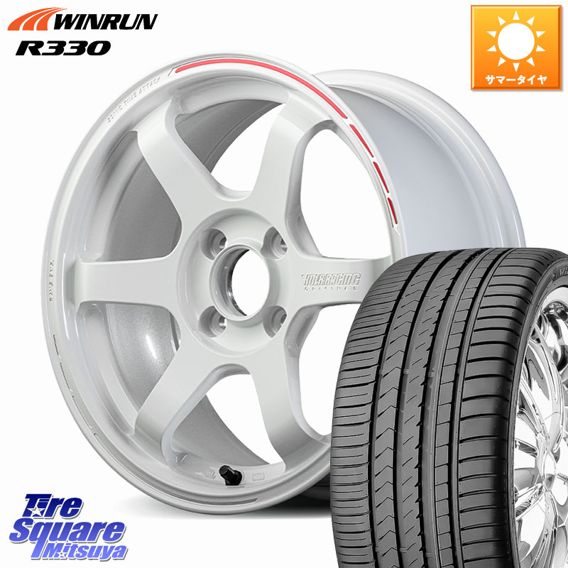 WINRUN R330 サマータイヤ 195/50R16RAYS 【欠品次回3~4月】 TE37 SONIC TIME ATTACK EDITION 鍛造 ホイール 16インチ 16X6.0J 43 4穴 100 160系カローラフィールダー ヤリス ロードスター 130系ヴィッツ モビリオ/モビリオスパイク ヴィッツ カローラフィールダーハイ|タイヤスクエアミツヤ