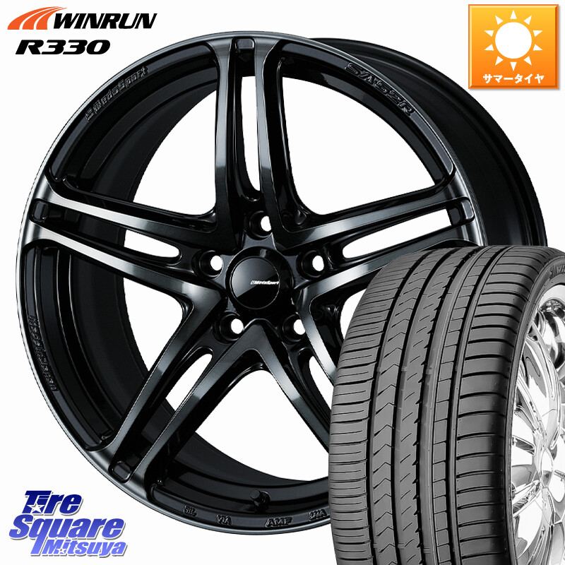 WINRUN R330 サマータイヤ 235/50R18WEDS WedsSport SA-52R SA52R ウェッズ スポーツ ホイール 18インチ 18X7.5J 35 5穴 114.3 30系アルファード/ヴェルファイア 20系アルファード ヴェルファイアハイブリッド ヴェルファイア アルファード｜タイヤスクエアミツヤ