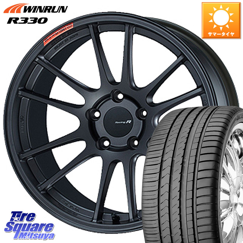 WINRUN R330 サマータイヤ 245/50R18ENKEI エンケイ Racing Revolution GTC01RR ホイール 18X8.5J 42 5穴 114.3 フーガ FUGA 日産|タイヤスクエアミツヤ