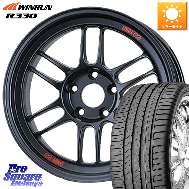 ENKEI エンケイ Racing RPF1 ホイール 18 X 7.5J +48 5穴 114.3 WINRUN R330 サマータイヤ 225/55R18 E52エルグランド ZR-V レヴォーグレイバック SL系フォレスター SK系フォレスター