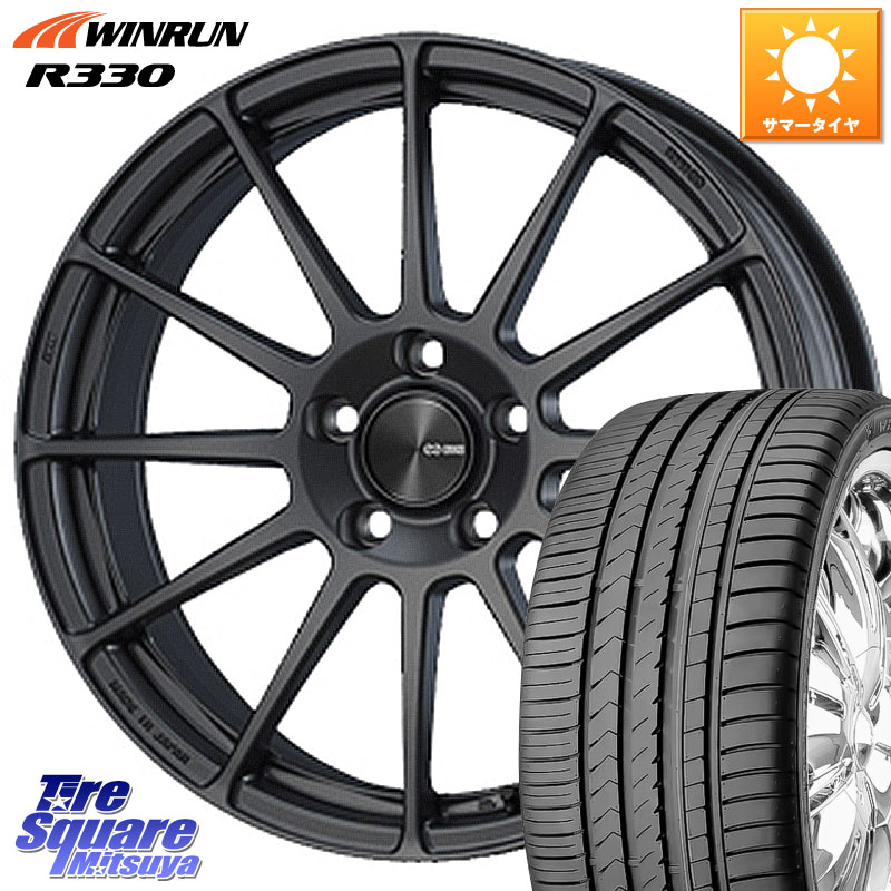 WINRUN R330 サマータイヤ 195/55R16ENKEI エンケイ PerformanceLine PF03 (MD) ホイール 16X6.5J 38 4穴 100 MAZDA2 カローラフィールダー カローラアクシオ|タイヤスクエアミツヤ