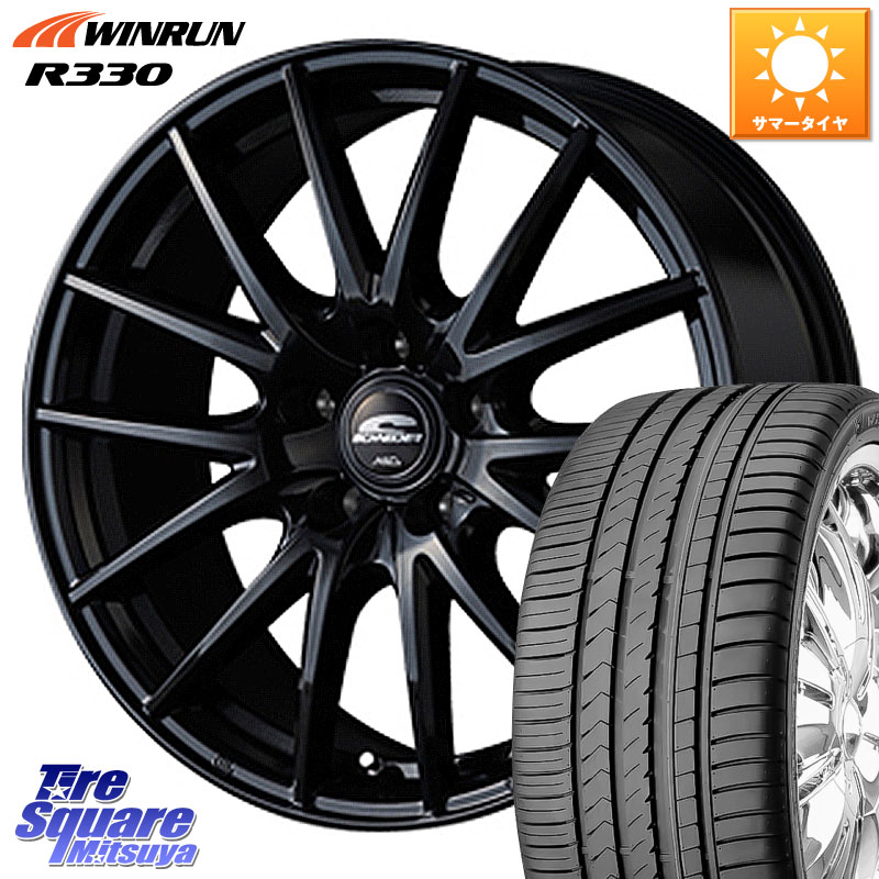 WINRUN R330 サマータイヤ 225/55R18MANARAY MID SCHNEIDER SQ27 ブラック ホイール 18インチ 18X8.0J 42 5穴 114.3 デリカD:5 SL系フォレスター エクストレイル X-TRAIL 日産 エクリプスクロス|タイヤスクエアミツヤ