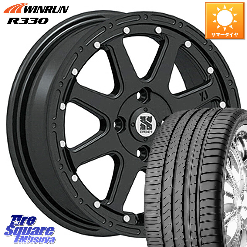 WINRUN R330 サマータイヤ 165/55R15MLJ XTREME-J エクストリームJ ホイール 15インチ 15X4.5J 43 4穴 100 N-BOX タント スペーシア サクラ R1 R2 ルークス ROOX 日産 デイズ デイズルークス 日産 デリカ ミニ DELICA MINI コペン N-ONE N ONE エヌワン ワゴンR等ハイ｜タイヤスクエアミツヤ