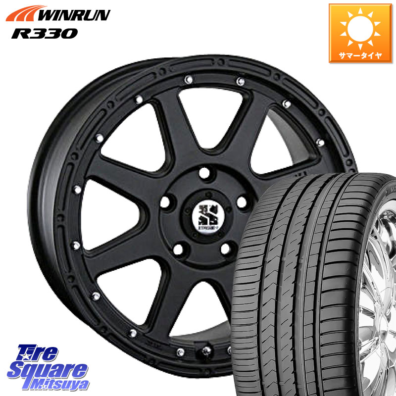 WINRUN R330 サマータイヤ 225/40R18MLJ XTREME-J エクストリームJ ホイール 18インチ 18X8.0J 40 5穴 114.3 シビック IS レクサス インサイト|タイヤスクエアミツヤ