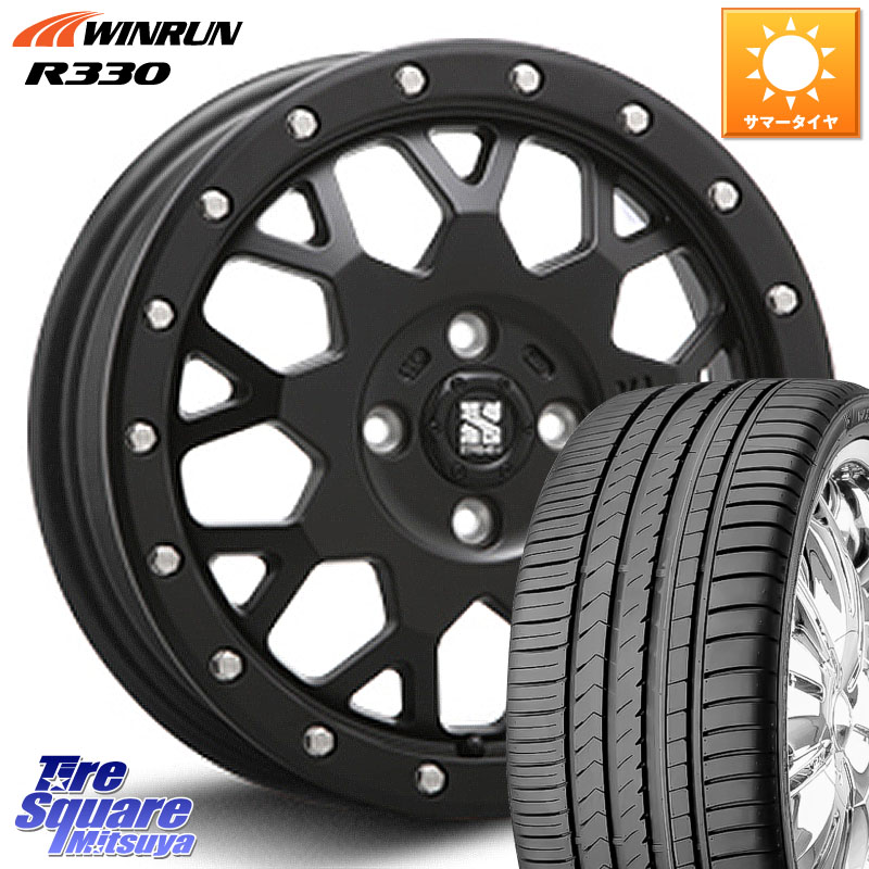 MLJ XJ04 XTREME-J エクストリームJ ホイール 15インチ 15 X 4.5J +43 4穴 100 WINRUN R330 サマータイヤ 165/50R15