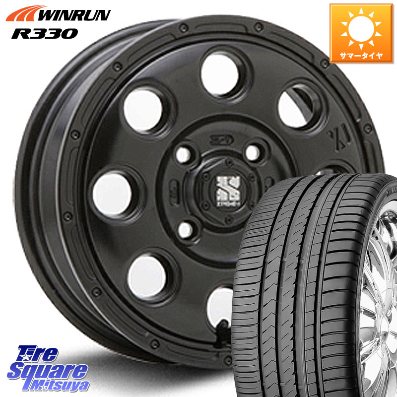WINRUN R330 サマータイヤ 165/55R15MLJ KK03 XTREME-J エクストリームJ ホイール 15インチ 15X4.5J 45 4穴 100 N-BOX デリカミニ2WD タント スペーシア サクラ R1 R2 ルークス ROOX 日産 デイズ デイズルークス 日産 コペン N-ONE N ONE エヌワン ワゴンR等ハイト系｜タイヤスクエアミツヤ
