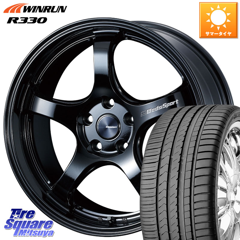 WEDS 72754 RN-05M ウェッズ スポーツ ホイール 18インチ 18 X 8.0J +45 5穴 114.3 WINRUN R330 サマータイヤ 245/45R18