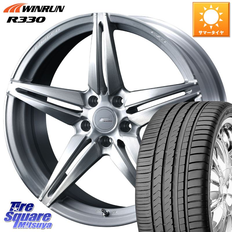 WEDS F ZERO FZ-3 FZ3 鍛造 FORGED ホイール20インチ エフゼロ 20 X 8.5J +38 5穴 114.3 WINRUN R330 サマータイヤ 265/45R20