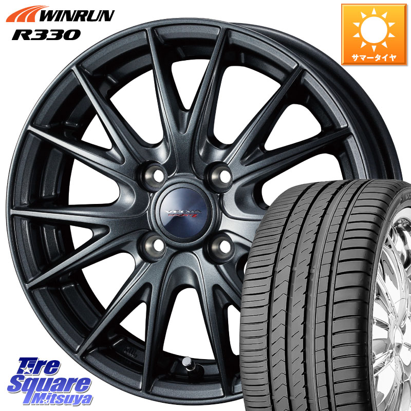 WEDS ウェッズ ヴェルヴァ スポルト2 ホイール 17インチ 17 X 6.0J +40 4穴 100 WINRUN R330 サマータイヤ 195/45R17