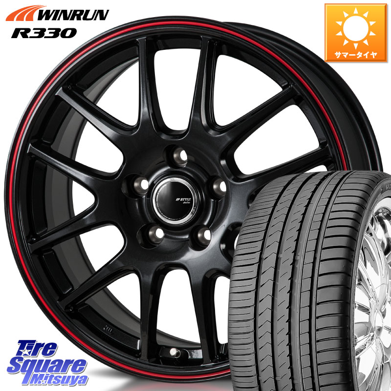 MONZA JP STYLE Jefa ジェファ 18インチ 18 X 7.5J +53 5穴 114.3 WINRUN R330 サマータイヤ 215/35R18
