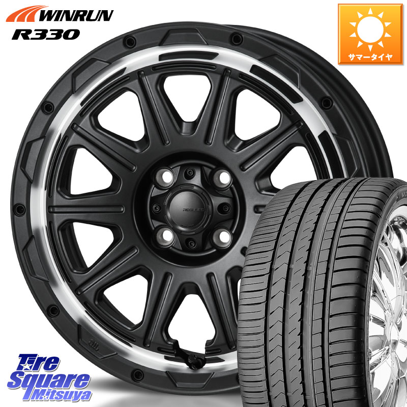 WINRUN R330 サマータイヤ 195/65R16MONZA HI-BLOCK REGULES 16インチ 16X6.0J 40 4穴 100 ライズ/ロッキー(ガソリン車4穴) ロッキー ガソリン車 4穴 REX レックス|タイヤスクエアミツヤ