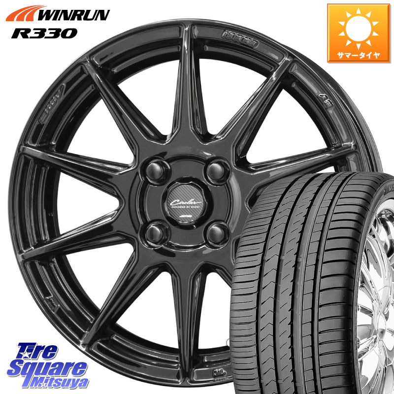 KYOHO キョウホウ CIRCLAR サーキュラー C10R 17インチ 17 X 7.0J +45 4穴 100 WINRUN R330 サマータイヤ 205/50R17 E13オーラ