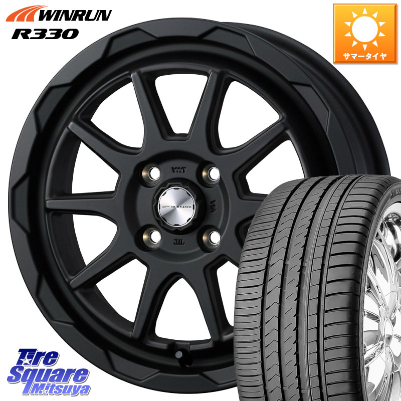 WINRUN R330 サマータイヤ 195/45R16WEDS マッドヴァンス06 MUD VANCE 06 ウエッズ 16インチ 16X6.0J 40 4穴 100 M900系タンク/ルーミー SuperONE E11ノート ダイハツ トールM900S・M910S ジャスティ(M900/910F) プロボックス サクシード デミオ DEMIO MAZDA べリーサ｜タイヤスクエアミツヤ