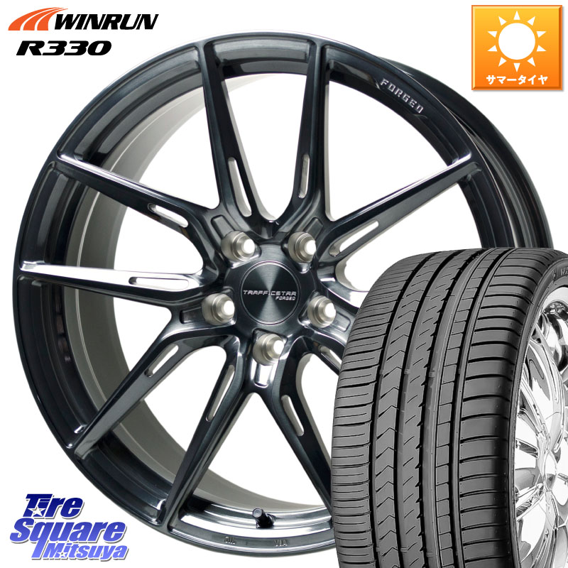 WINRUN R330 サマータイヤ 235/40R19HotStuff TSF-02 BRSC トラフィックスターフォージド 19インチ 19X8.0J 35 5穴 114.3｜タイヤスクエアミツヤ