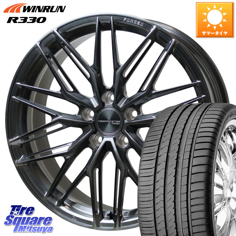 WINRUN R330 サマータイヤ 225/35R20HotStuff TSF-03 BRSC トラフィックスターフォージド 20インチ 20X8.5J 38 5穴 114.3|タイヤスクエアミツヤ