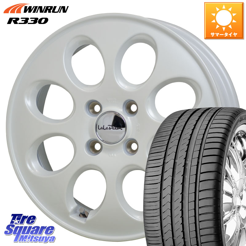 WINRUN R330 サマータイヤ 165/55R14HotStuff ララパーム オーバル LaLa Palm Oval ホイール 14X4.5J 45 4穴 100 ハイゼットアゲトラCustom車用※軽自動車専用ホイール※ ekワゴン アルト系 ライフ ゼスト モコ 日産 アトレーワゴン キャリイ エブリイ アゲトラ｜タイヤスクエアミツヤ