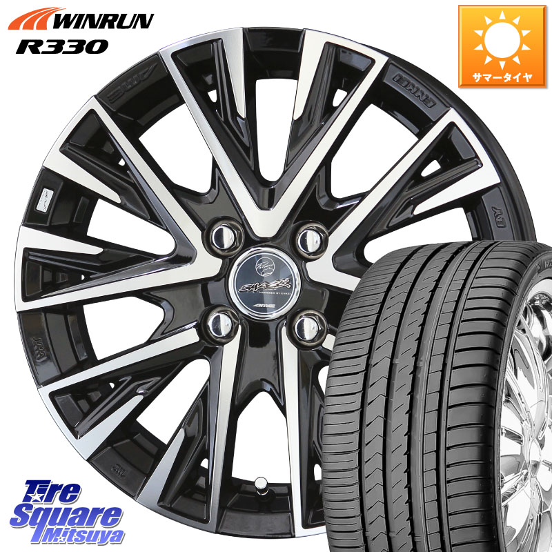 WINRUN R330 サマータイヤ 195/45R17KYOHO スマック レジーナ SMACK LEGINA ホイール 17X6.0J 40 4穴 100｜タイヤスクエアミツヤ