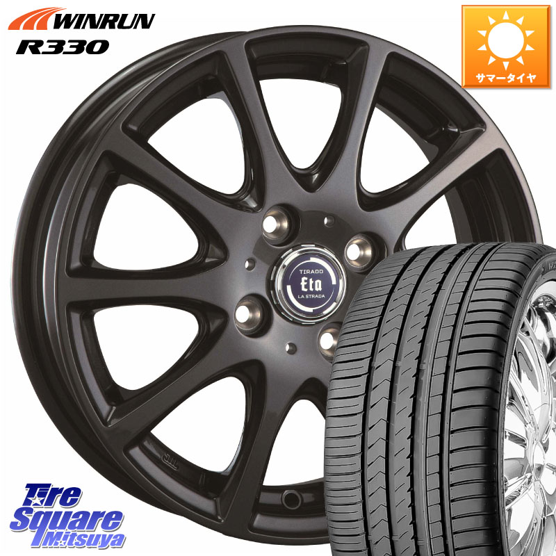 阿部商会 ティラード イータ 16 X 6.0J +42 4穴 100 WINRUN R330 サマータイヤ 185/55R16 アクア 160系カローラフィールダー ヤリス ロードスター スイフト4穴 130系ヴィッツ スペイド