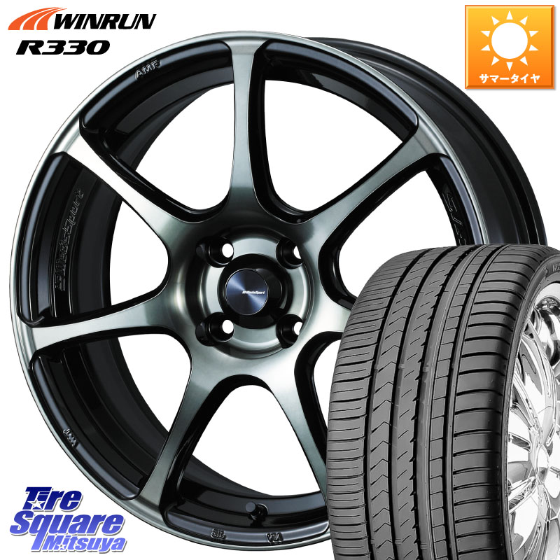 WEDS 73975 ウェッズ スポーツ SA75R SA-75R 16インチ 16 X 6.5J +50 4穴 100 WINRUN R330 サマータイヤ 195/45R16