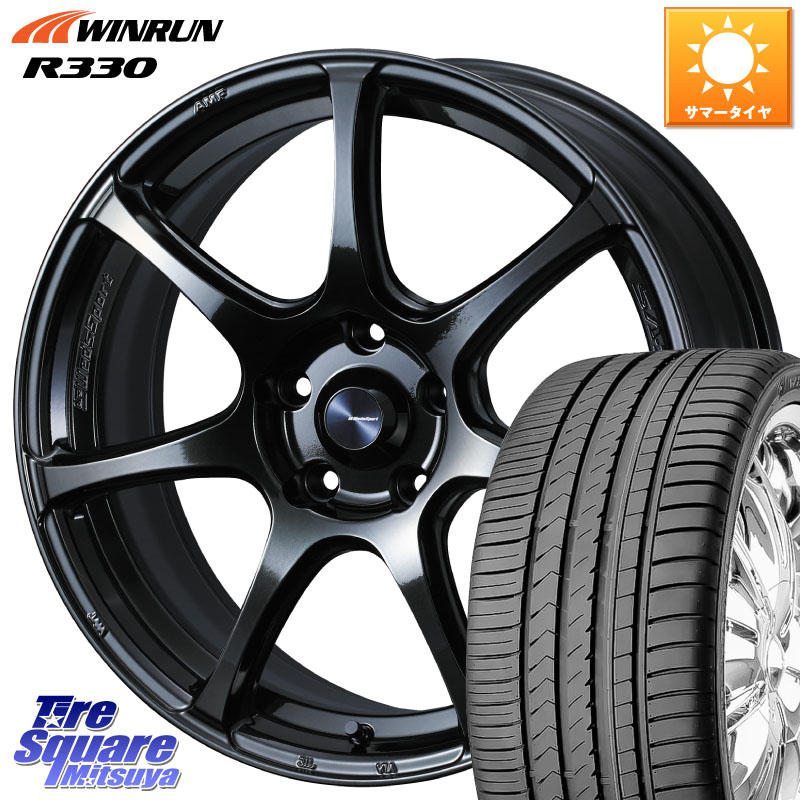 WEDS 【欠品次回06月中旬】 74031 ウェッズ スポーツ SA75R SA-75R 18インチ 18 X 8.0J +42 5穴 114.3 WINRUN R330 サマータイヤ 215/40R18