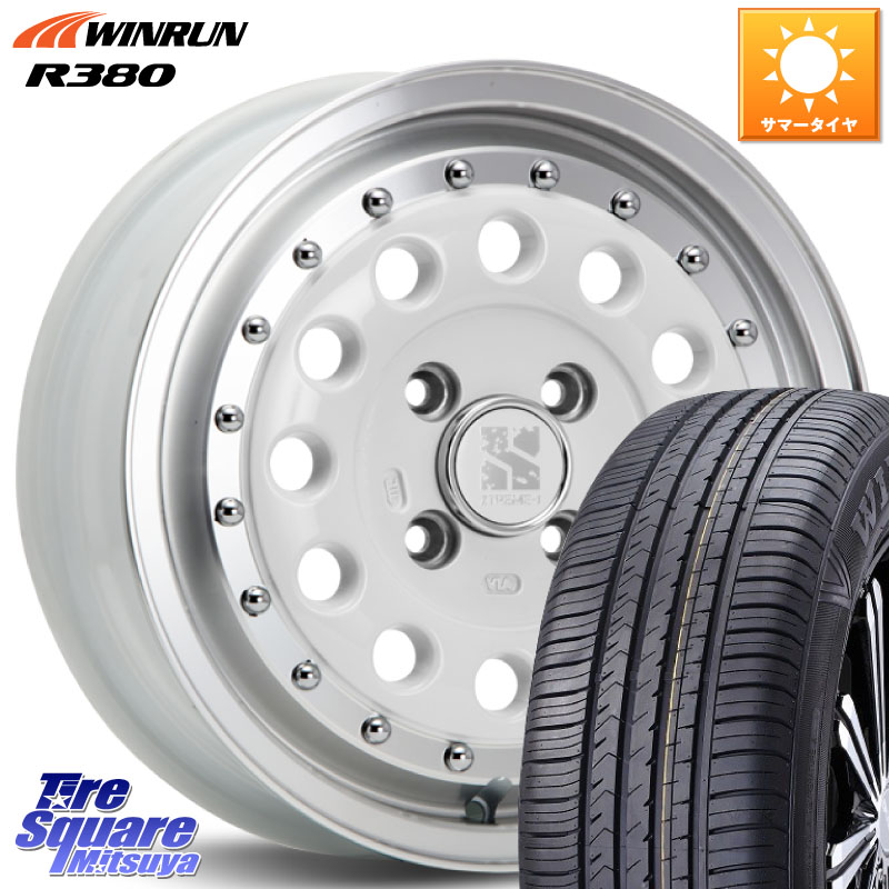 MLJ XTREME-J エクストリーム RUGGED WH 14インチ 14 X 5.0J +35 4穴 100 WINRUN R380 サマータイヤ 165/70R14