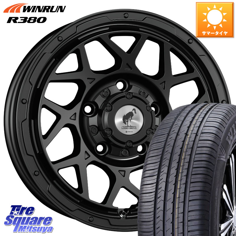 SUPER STAR LODIO DRIVE ロディオドライブ 8M MONO モノ 16 X 5.5J +20 5穴 139.7 WINRUN R380 サマータイヤ 215/65R16 ジムニー専用(要オーバーフェンダー等)