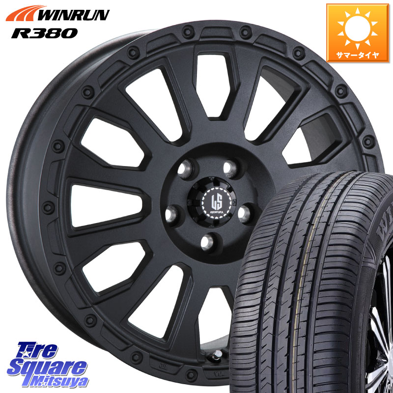 WINRUN R380 サマータイヤ 235/60R18阿部商会 LA STRADA AVENTURA アヴェンチュラ BK 18インチ 18X8.0J 40 5穴 114.3 50系RAV4 60系RAV4 アリアARIYA T33エクストレイル アウトランダーPHEV トレイルシーカー RAV4 50系 ソルテラ RAV4 60系 bZ4X|タイヤスクエアミツヤ