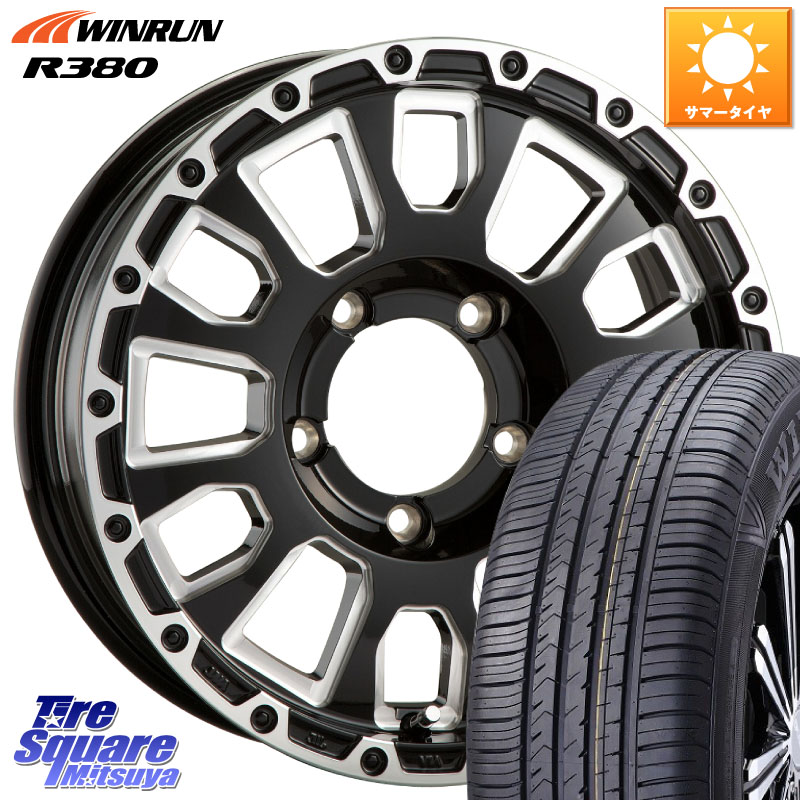 阿部商会 LA STRADA AVENTURA アヴェンチュラ 16インチ 16 X 5.5J +22 5穴 139.7 WINRUN R380 サマータイヤ 215/65R16 ジムニー専用(要オーバーフェンダー等)