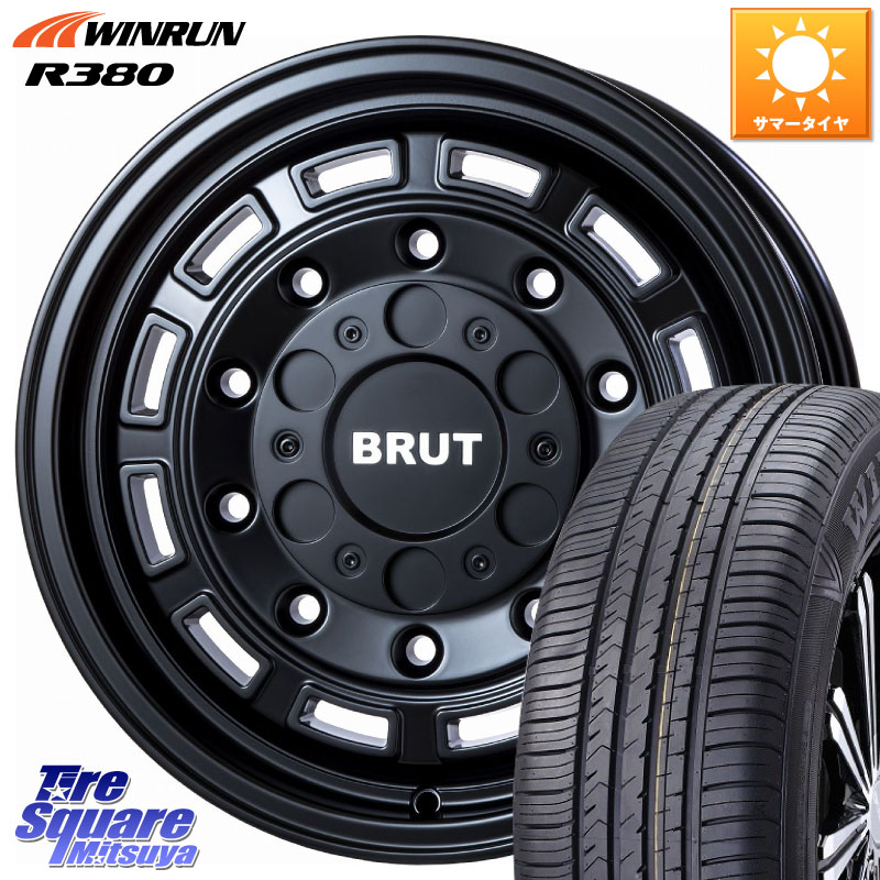 BRUT ブルート BR-70 BR70 ホイール 16インチ 16 X 6.5J +30 5穴 114.3 WINRUN R380 サマータイヤ 215/65R16 30系ヴェルファイア 20系アルファード
