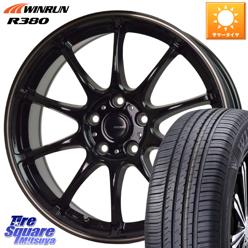 WINRUN R380 サマータイヤ 235/60R18HotStuff G・SPEED P-07 ジー・スピード ホイール 18インチ 18X7.5J 48 5穴 114.3 CX-5 CX5 MAZDA CX-7 CX7 MAZDA CR-V｜タイヤスクエアミツヤ