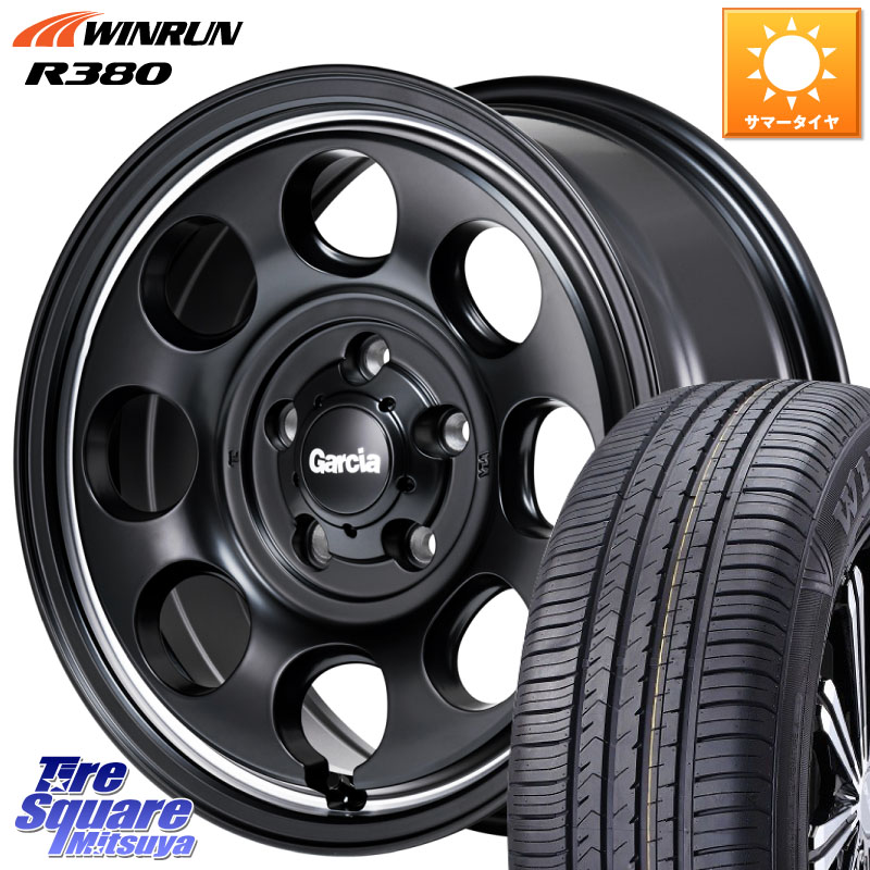 MANARAY MID Garcia Palm8 ガルシア パーム8 ホイール 16インチ 16 X 7.0J +40 5穴 114.3 WINRUN R380 サマータイヤ 195/60R16 フロンクス