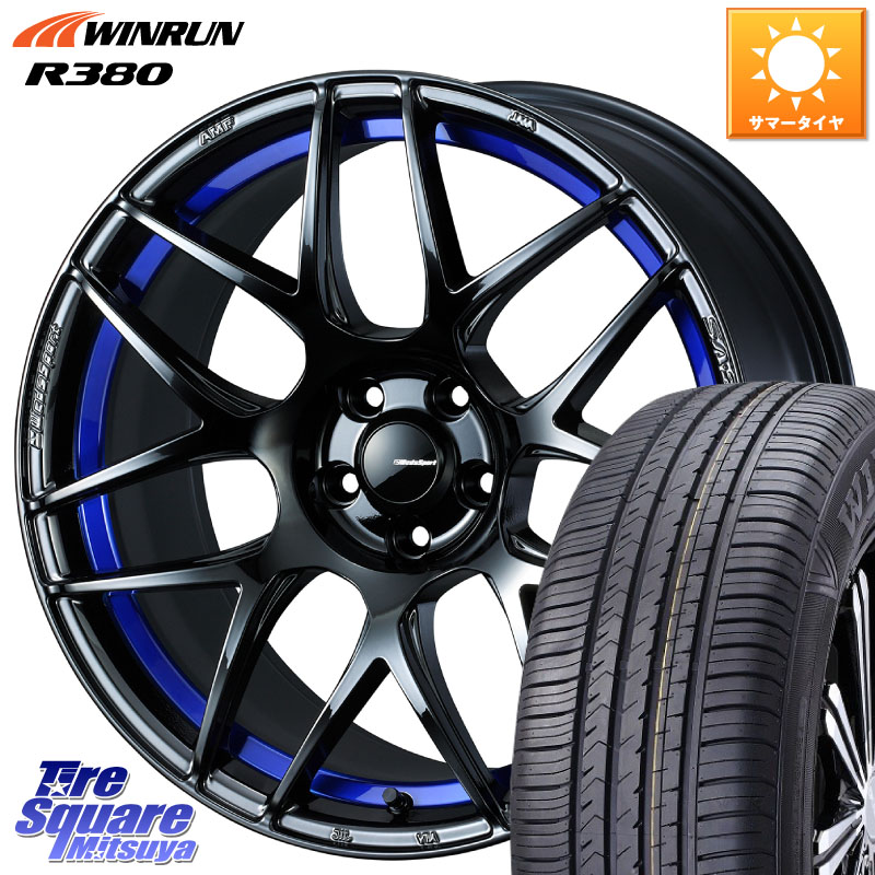 WINRUN R380 サマータイヤ 225/60R18WEDS WedsSport SA-27R SA27R ウェッズ スポーツ ホイール 18インチ 18X8.0J 42 5穴 114.3 50系RAV4 80系ハリアー T32エクストレイル CX-5 CX-8 BT5レガシィアウトバック RAV4 50系 NX レクサス CX-5 CX5 MAZDA｜タイヤスクエアミツヤ