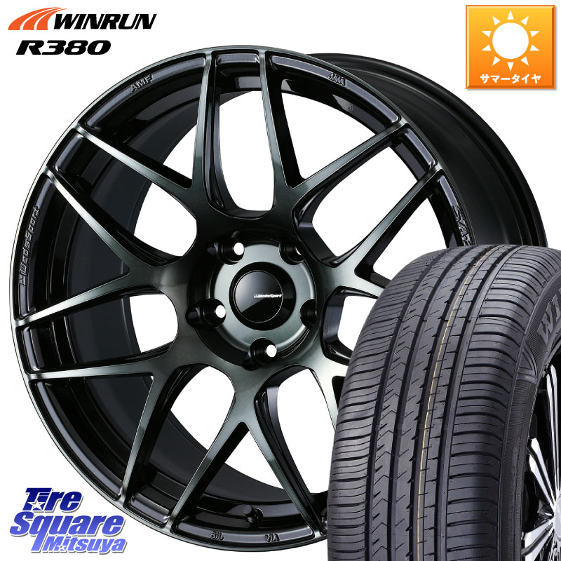 WINRUN R380 サマータイヤ 215/60R17WEDS WedsSport SA-27R SA27R ウェッズ スポーツ ホイール 17インチ 17X7.0J 48 5穴 114.3 C-HR カローラクロス E52エルグランド ZR-V RV系ヴェゼル RC系オデッセイ後期 CX-30 MX-30 エスティマハイブリッド エスティマ RVR｜タイヤスクエアミツヤ