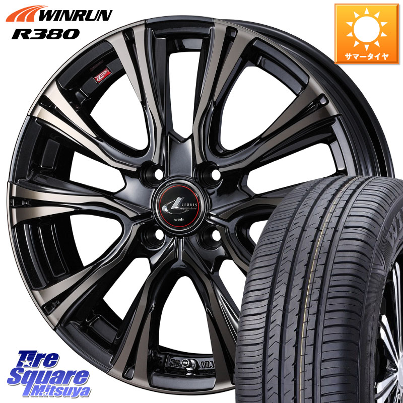 WINRUN R380 サマータイヤ 215/65R16WEDS 41225 LEONIS VR ウェッズ レオニス ホイール 16インチ 16X6.0J 42 4穴 100 ロッキー ガソリン車 4穴 ライズ ガソリン車 4穴｜タイヤスクエアミツヤ