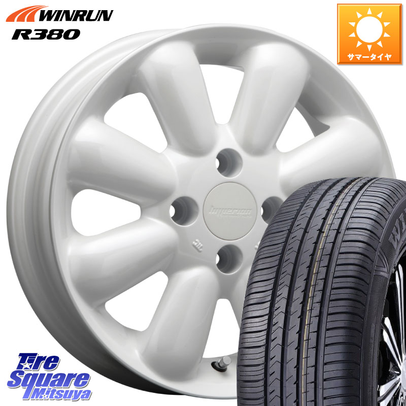 WINRUN R380 サマータイヤ 165/60R14MLJ HYPERION PINO+ ハイペリオン ピノプラス ホイール 14インチ 14X4.5J 43 4穴 100 トッポBJ エブリイ ワゴン|タイヤスクエアミツヤ