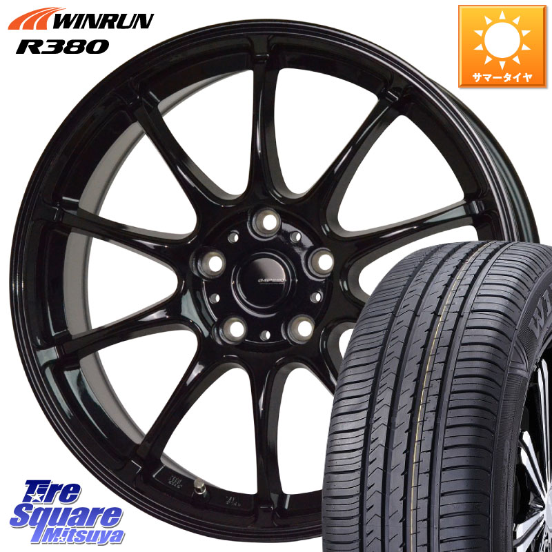 WINRUN R380 サマータイヤ 205/65R16HotStuff G.SPEED G-07 ホイール 16インチ ジースピード 16X6.5J 48 5穴 114.3 ヤリスクロス C28セレナ WR-V エスティマ|タイヤスクエアミツヤ