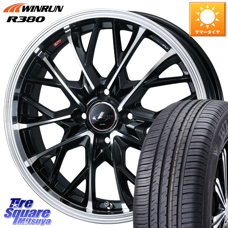WEDS LEONIS MV レオニス MV ホイール 16インチ 16 X 6.0J +42 4穴 100 WINRUN R380 サマータイヤ 205/65R16