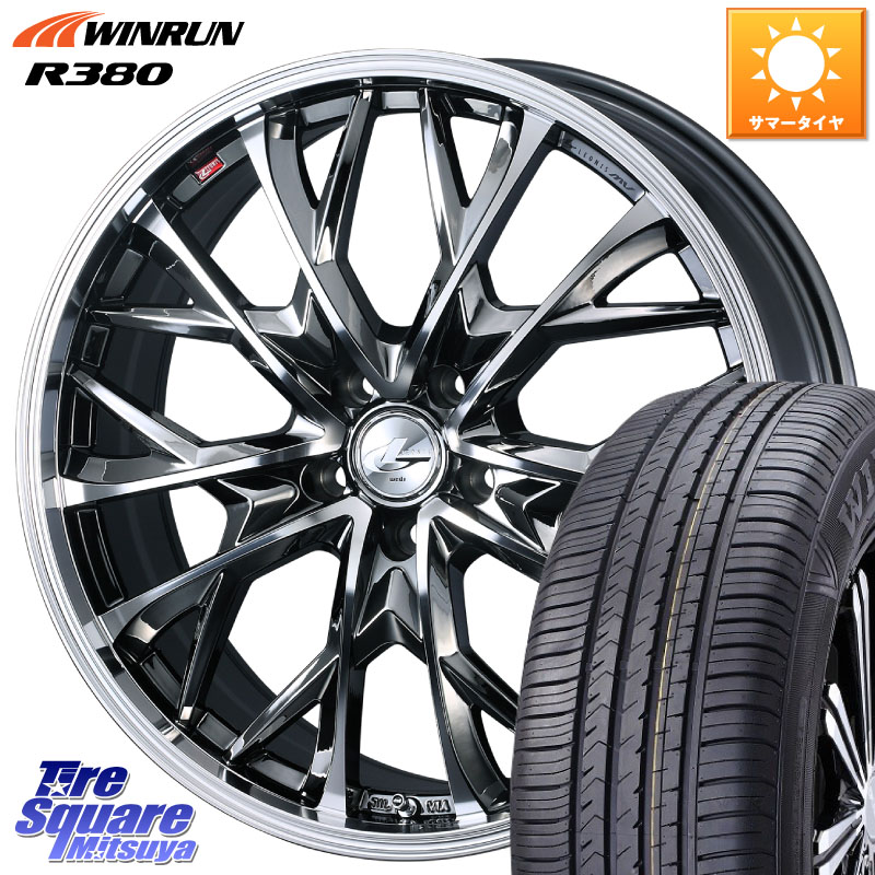 WEDS 【欠品次回04月下旬】 LEONIS MV レオニス MV BMCMC ホイール 17インチ 17 X 7.0J +47 5穴 114.3 WINRUN R380 サマータイヤ 215/60R17 C-HR 50系エスティマ 10系カローラクロス ZR-V RV系ヴェゼル RC系オデッセイ後期 CX-30 MX-30