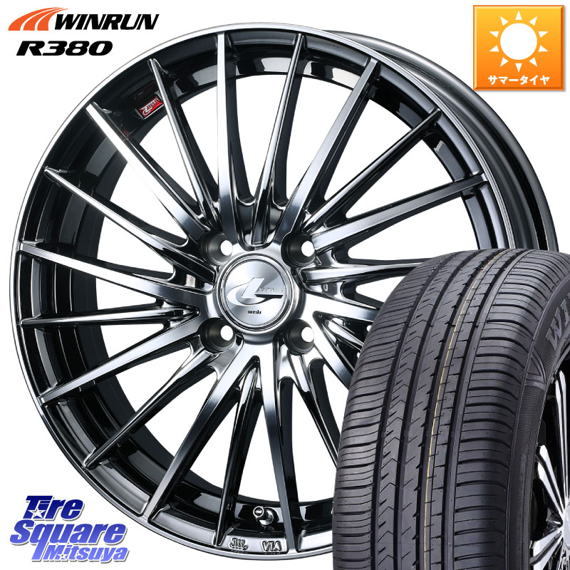 WEDS LEONIS FR レオニス FR ホイール 16インチ 16 X 6.0J +50 4穴 100 WINRUN R380 サマータイヤ 195/60R16 E13ノートクロスオーバー