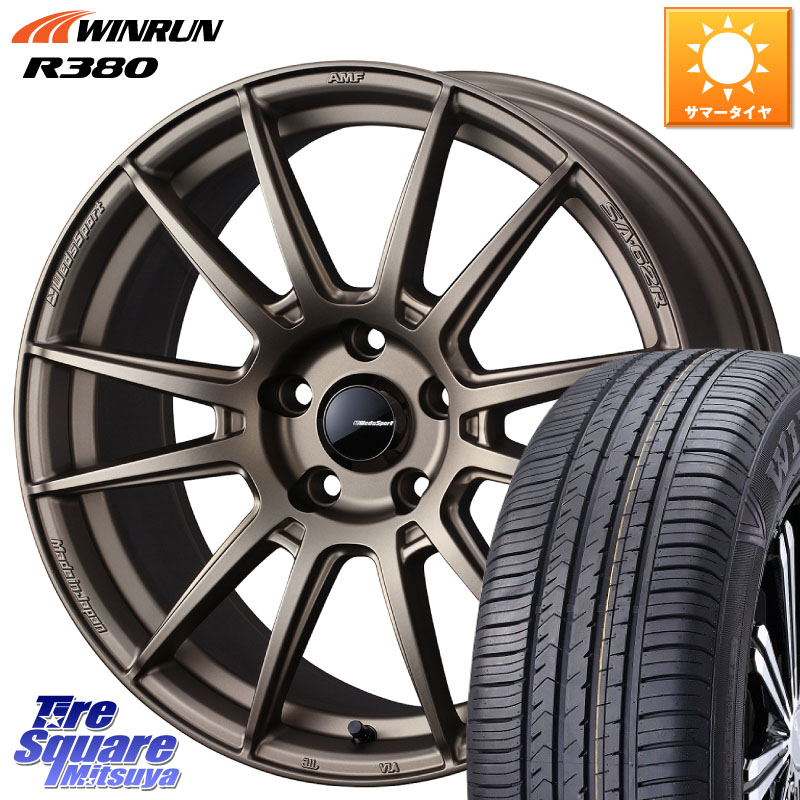 WEDS WedsSport SA-62R ホイール 18インチ 18 X 8.5J(M14B) +45 5穴 114.3 WINRUN R380 サマータイヤ 235/60R18 スバル ソルテラ