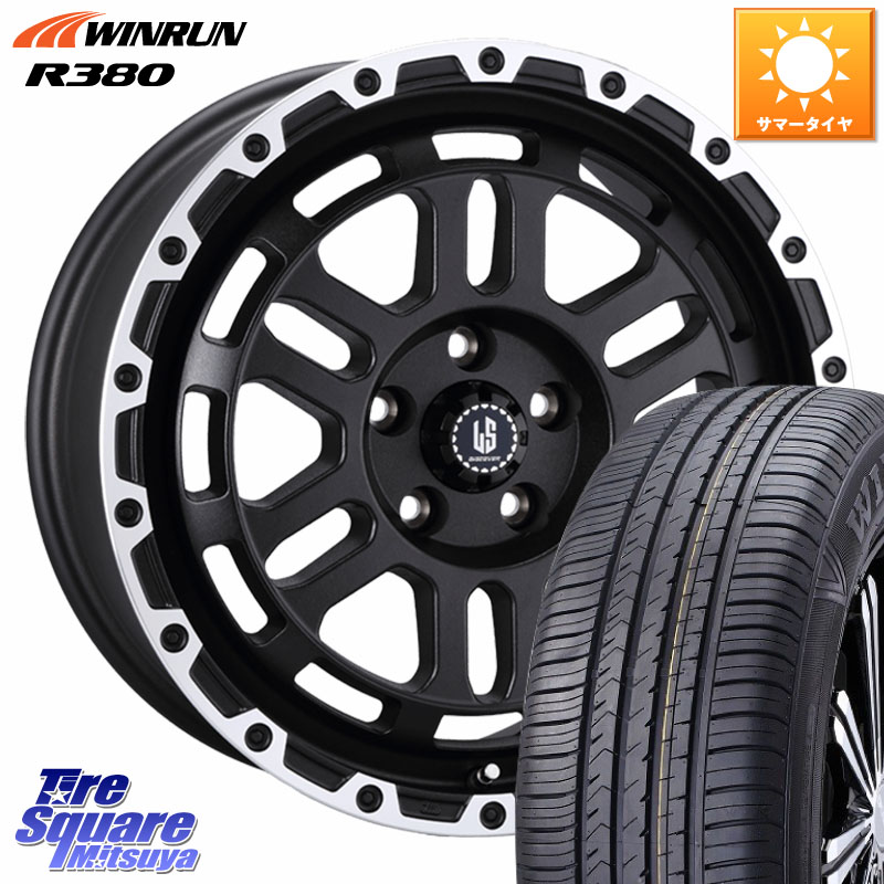 阿部商会 LA STRADA DISCOVER ホイール 17インチ 17 X 7.0J +38 5穴 114.3 WINRUN R380 サマータイヤ 215/60R17 10系カローラクロス 20系アルファード
