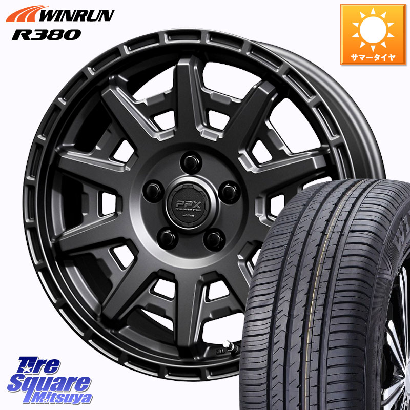 KYOHO PPX D10X ホイール 15インチ 15 X 6.0J +45 5穴 100 WINRUN R380 サマータイヤ 195/65R15