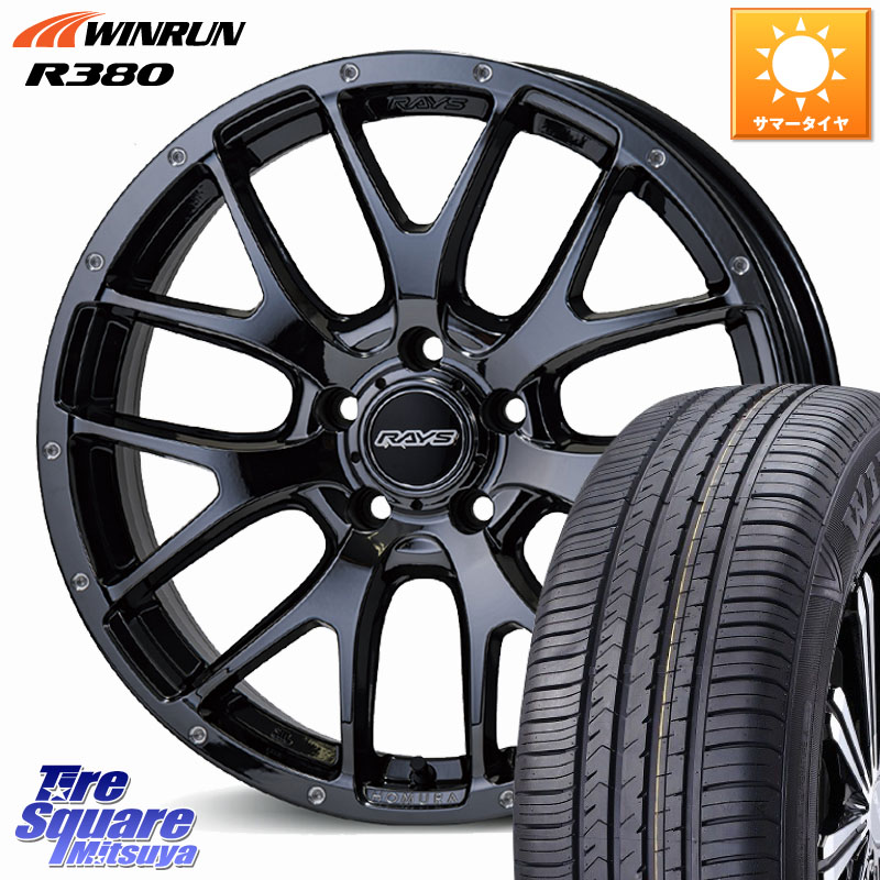 RAYS 【欠品次回要問合せ】 HOMURA 2X7FA ホイール 18インチ 18 X 7.5J +45 5穴 114.3 WINRUN R380 サマータイヤ 235/60R18 CX-60 CX-80