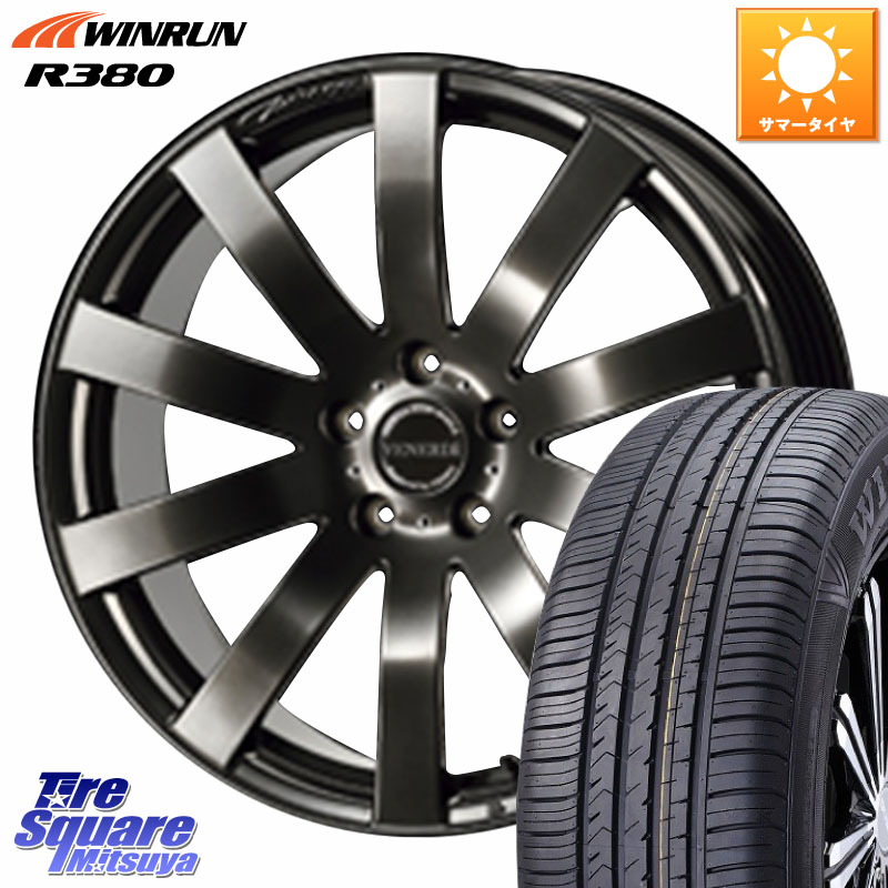 WINRUN R380 サマータイヤ 225/60R18コスミック VENERDI Zwinger M14 球面座ボルト専用 ホイール 18インチ 18X7.5J(M14B) 38 5穴 114.3 クラウンクロスオーバー｜タイヤスクエアミツヤ 87,786円