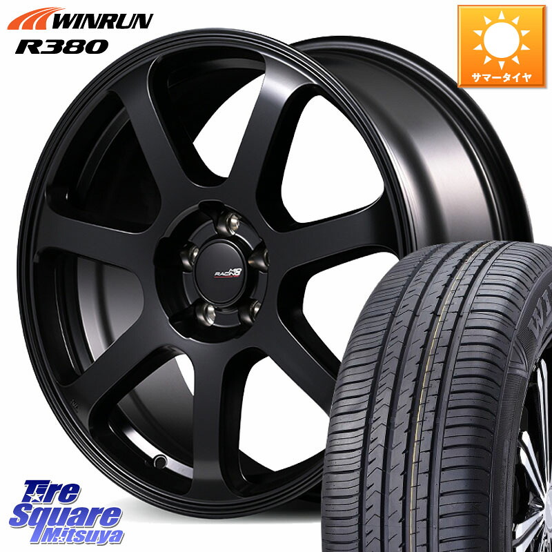 MANARAY MID Racing R07 TypeS ホイール 17インチ レーシング 17 X 7.0J +48 5穴 114.3 WINRUN R380 サマータイヤ 215/60R17 C-HR 50系エスティマ 10系カローラクロス E52エルグランド ZR-V RV系ヴェゼル RC系オデッセイ後期 CX-30 MX-30