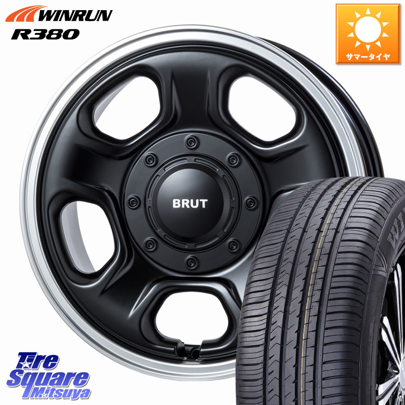 BRUT ブルート BR-33 BR33 ホイール 16インチ 16 X 6.5J +30 5穴 114.3 WINRUN R380 サマータイヤ 215/65R16 30系ヴェルファイア 20系アルファード