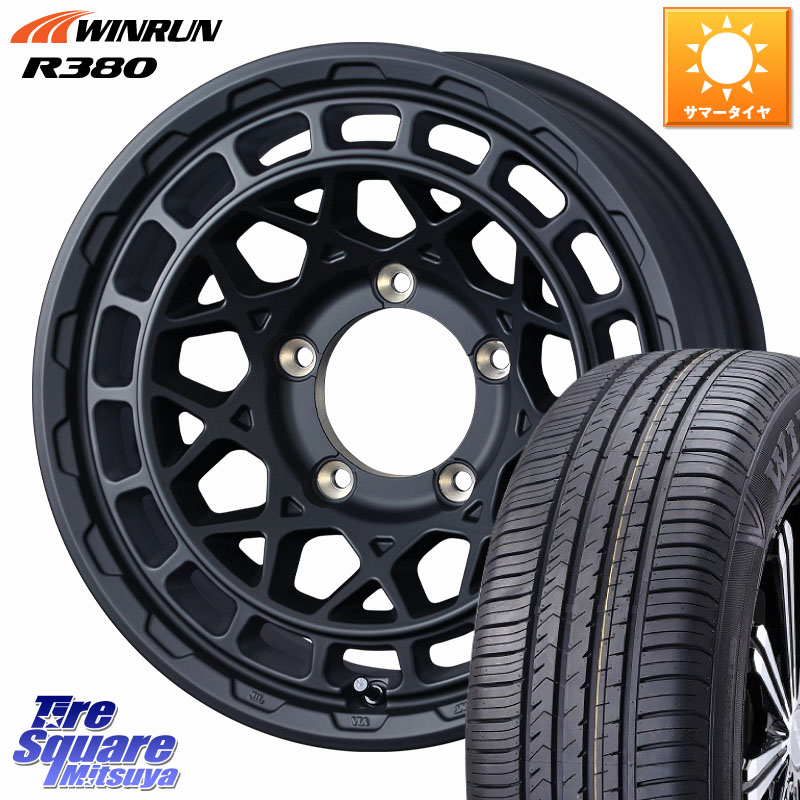WEDS MUDVANCE X TYPE M ※インセット-5 ホイール 16インチ マッドヴァンス 16 X 6.0J +0 5穴 139.7 WINRUN R380 サマータイヤ 215/65R16 ジムニー専用(要オーバーフェンダー等) ジムニ-シエラ・ノマド(カスタム)