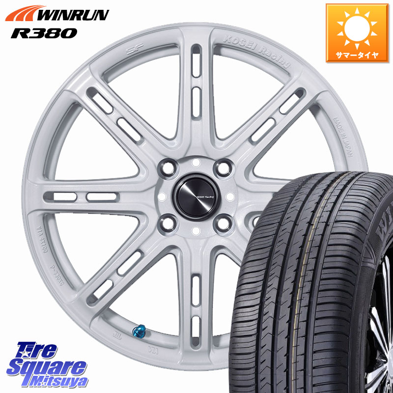 KOSEI SENEKA RP08 ホイール 16インチ 16 X 6.0J +40 4穴 100 WINRUN R380 サマータイヤ 215/65R16
